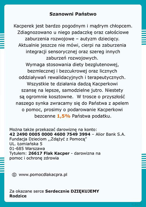 Pomoc Dla Kacpra