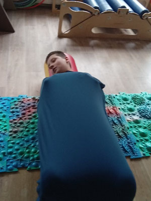 Kacper na zajęciach